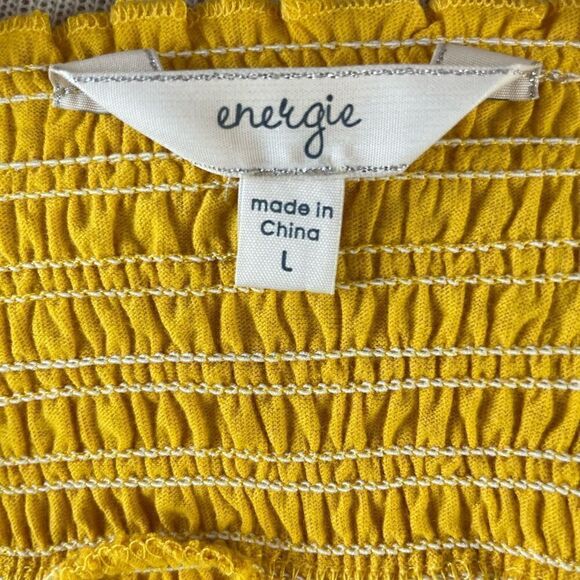 Energie Spaghetti Strap Tank Top Size L EUC - Picture 7 of 8